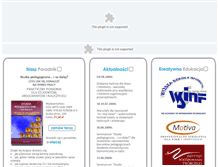 Tablet Screenshot of e-pedagog.pl